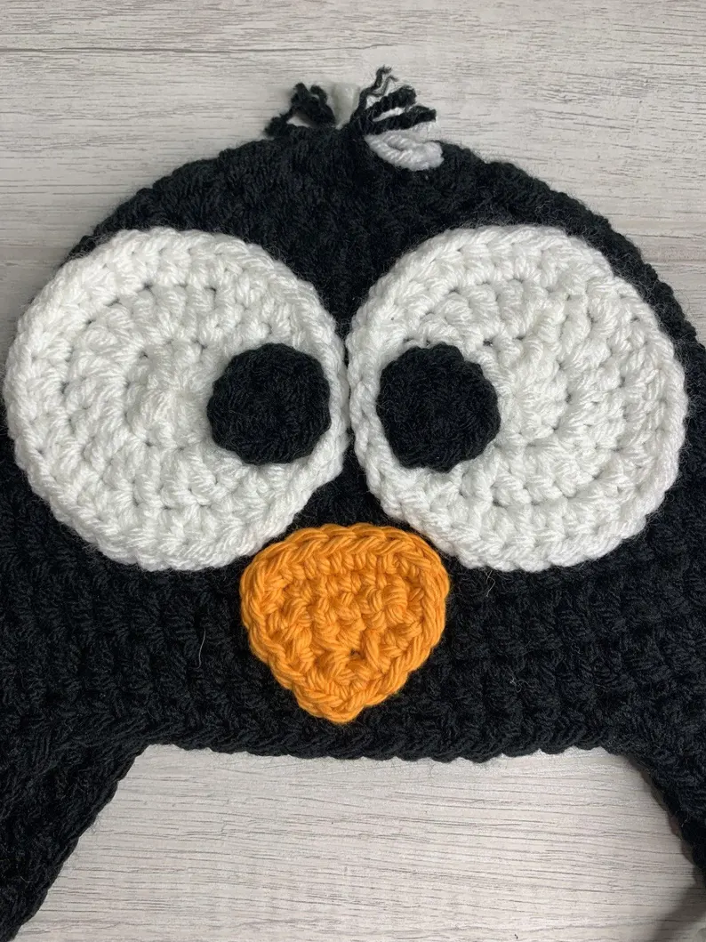 Crochet Penguin Hat