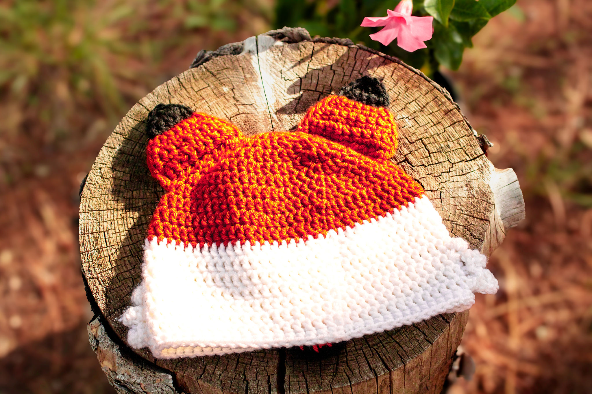 Crochet Sly and Clever Fox Hat - Image 4