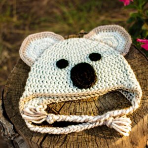 Handmade Crochet Koala Hat