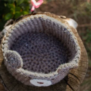 Crochet Bear Basket