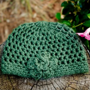 Cloche Hat with Flower