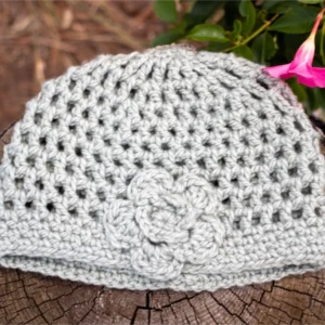 Cloche Hat with Flower