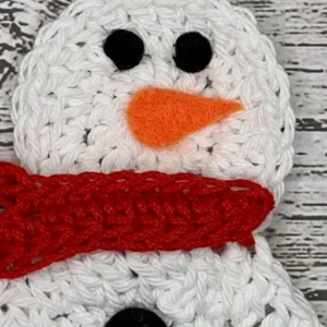 Crochet Snowman Coasters - Image 5