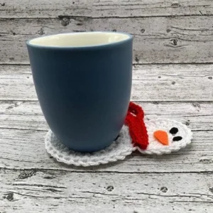 Crochet Snowman Coasters