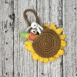 Sunflower Bag Charm Gift