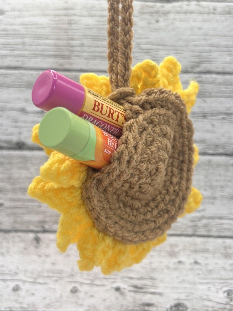 Sunflower Bag Charm Gift