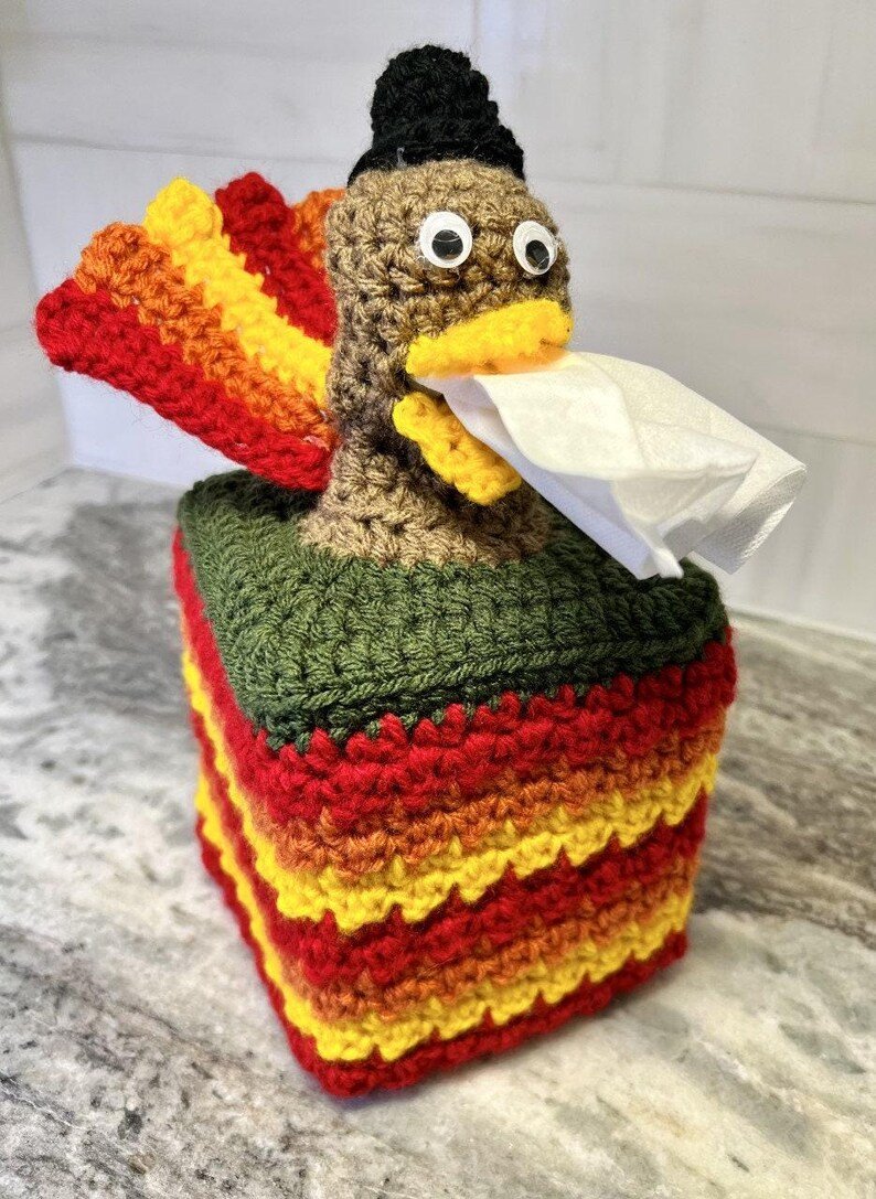 Turkey Tissue Box Cozy