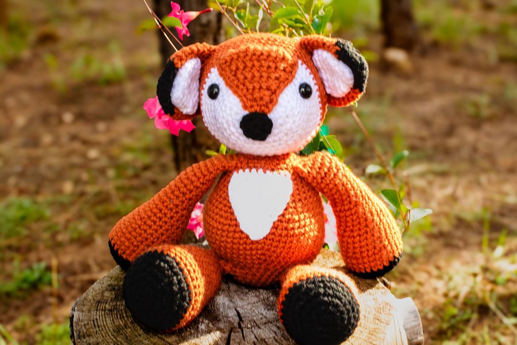 Crochet Fox Plush Toy
