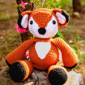 Crochet Fox Plush Toy