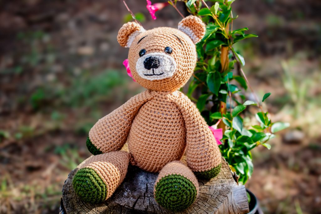 Crochet Bear Plush Toy