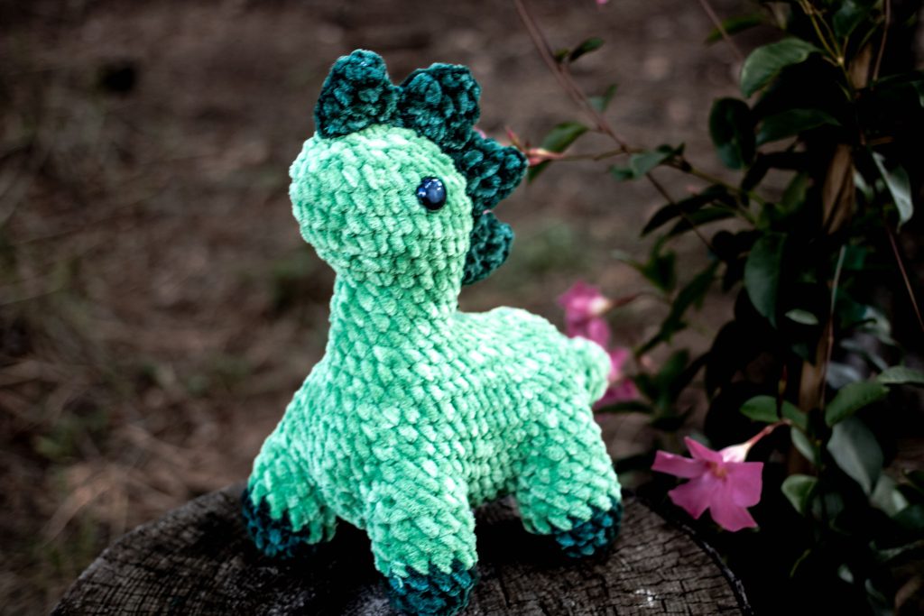 Crochet Dino Plush Toy