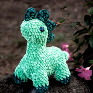 Crochet Dino Plush Toy